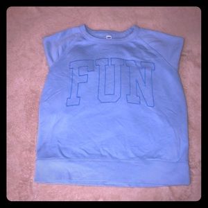 Old navy baby blue crew neck sweater